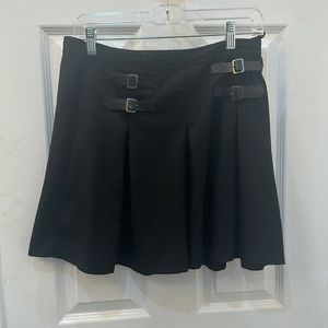 🖤💀 Hot Topic Black Mini Buckle Skirt 💀🖤